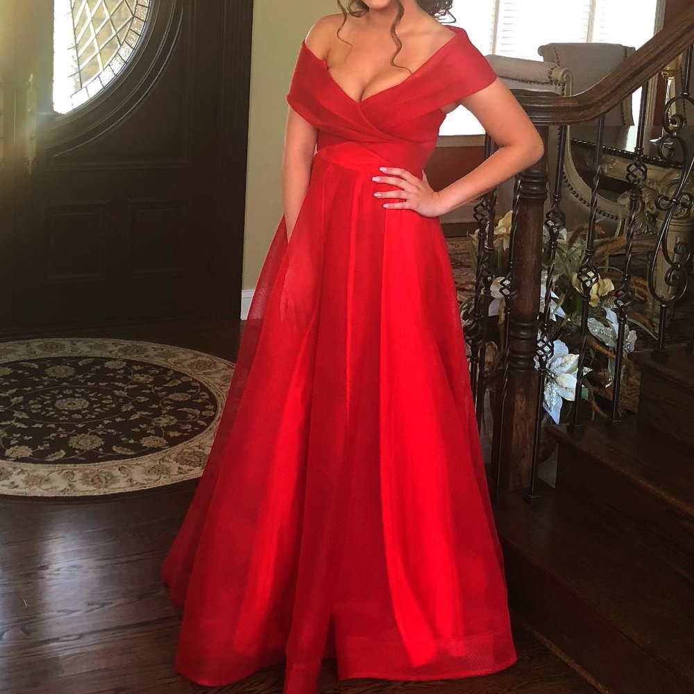 Red Prom Dress size 8